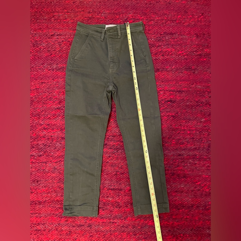 Everlane Slim Leg Crop 2 Lunar Green - Picture 3 of 8